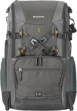 VANGUARD Alta Sky 62 Camera Backpack - Large Lens Capacity up to 600 mm Attached, 24.6 Liter Capacity, 16" Laptop and Tripod Storage | 24.6l Backpack Fits DSLR and Mirrorless with 200-600mm Attached, Holds Up to 7 Lenses, Tripod Carry, Rain Cover