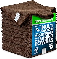 Vista 18 de Toalla Buff Pro de Microfibra de Superficie Múltiple - Paquete de 12 unidades - Paños de limpieza premium - Limpia, quita el polvo, pule, absorbe