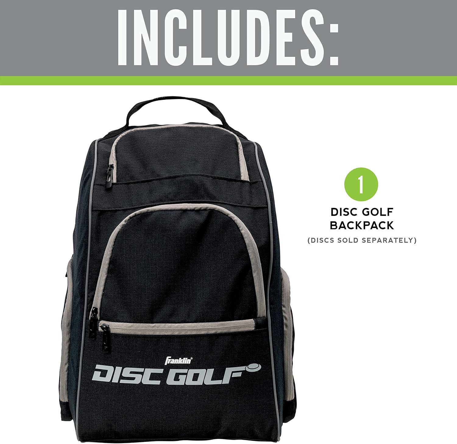 Franklin Sports Disc Golf Discs Set - Disc Golf Equipment Starter Set