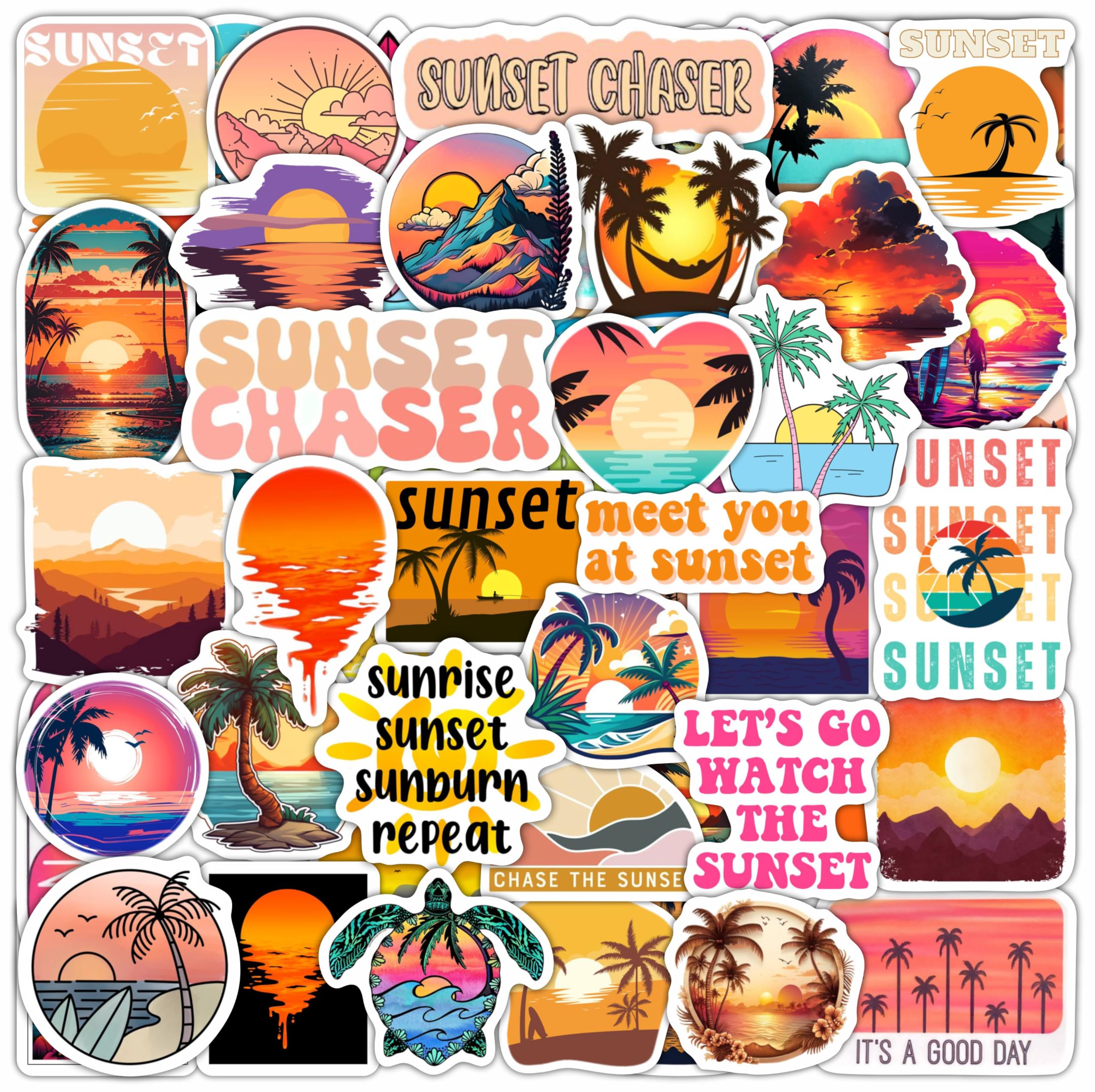 Sunset Stickers