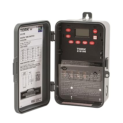 Multipurpose Control 24 Hour Time Switch, 120 VAC Input Supply, 1 Channel, SPST Output Dry Contact