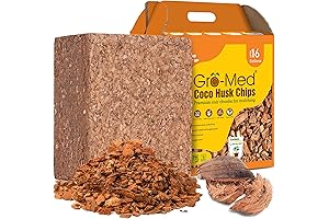 Coco Coir Mulch Chips - Natural Soil Enhancer for Gardening