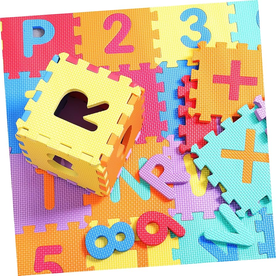 EVAフォームパズルフィットネスマット、スプライシングフロアタイル、ゲームマット Amazon.com: Home Gym Mat, Puzzle Exercise Mat, EVA
