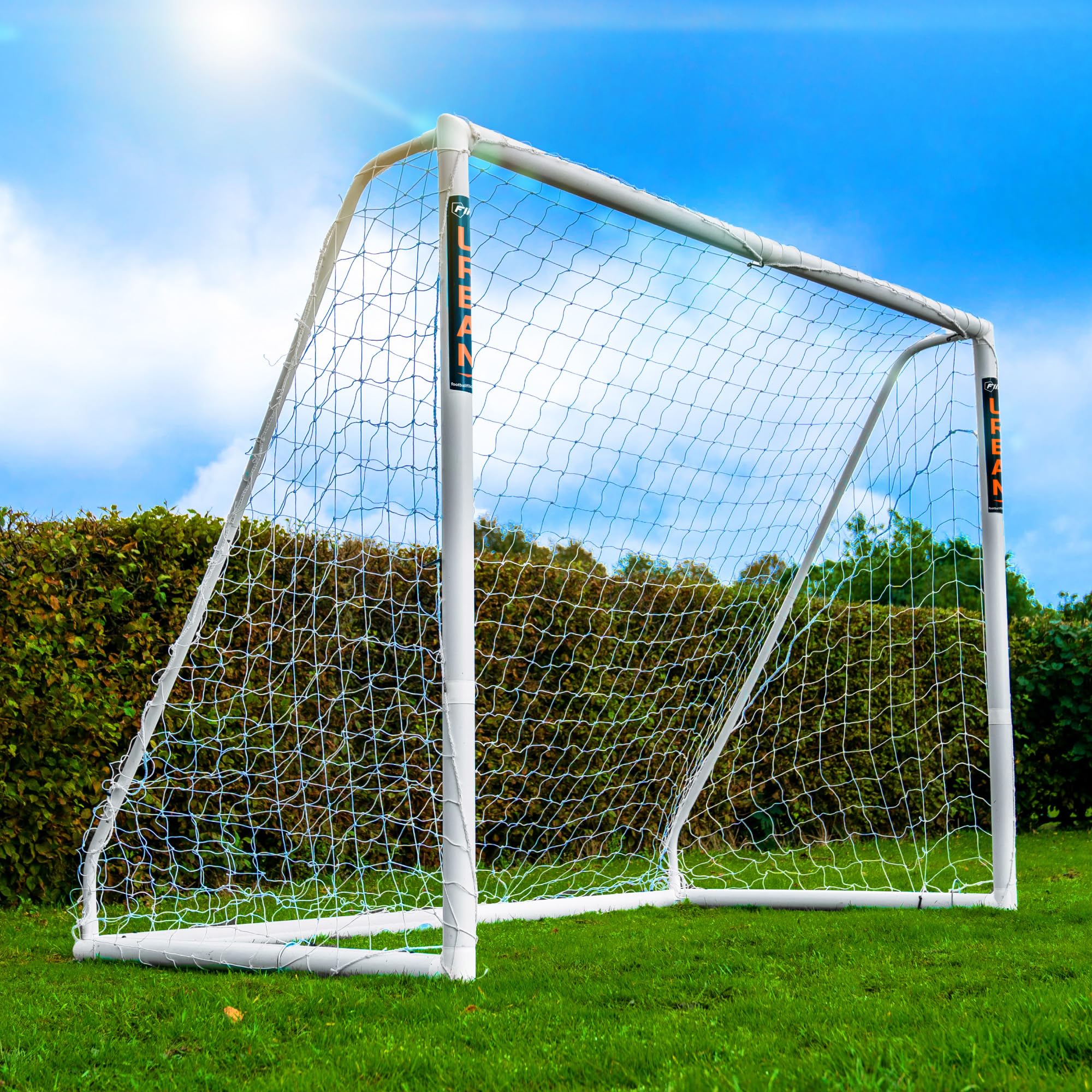 Football Flick Urban Upvc Football/Soccer Goal 8 X White Large