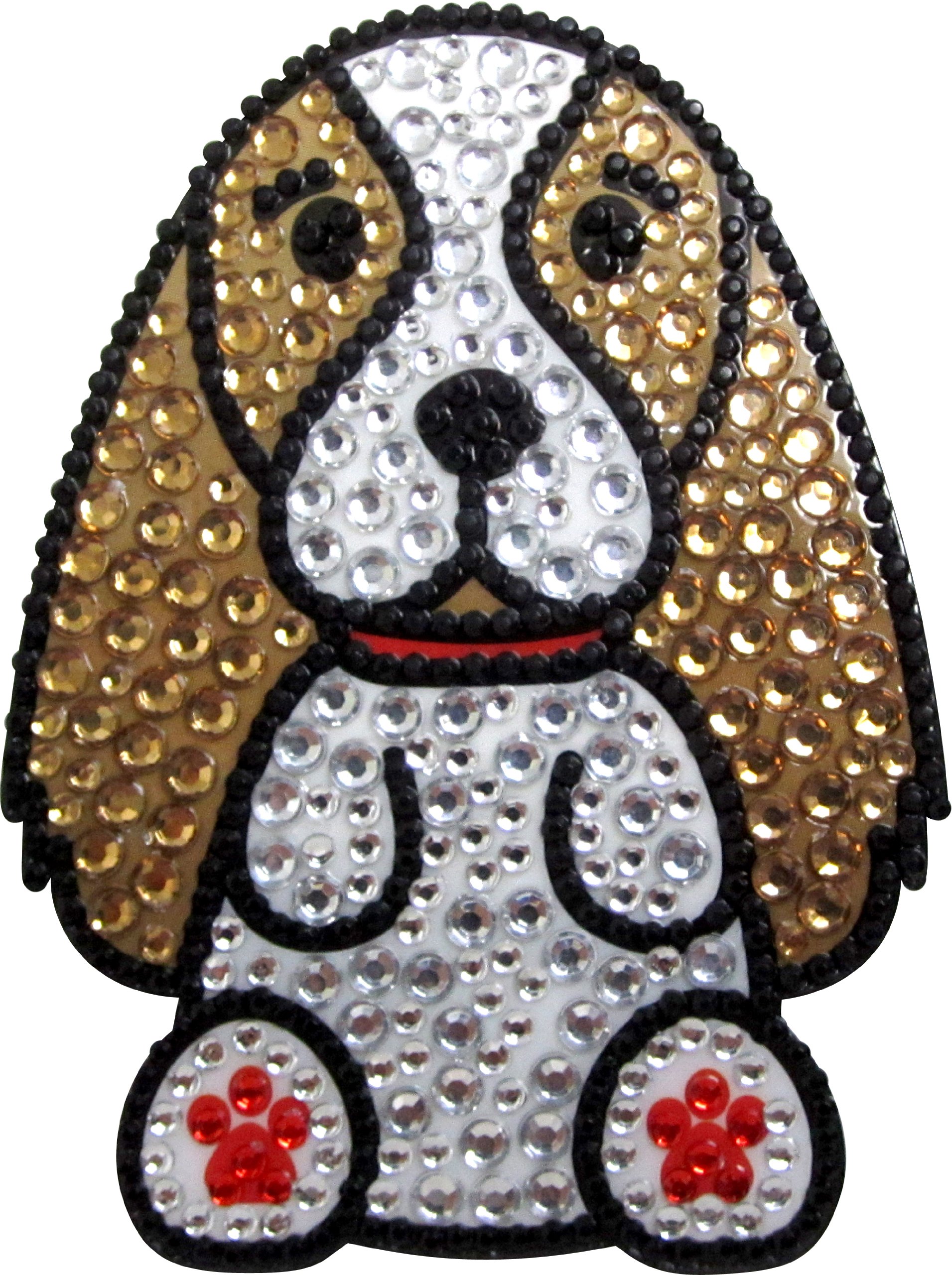 FouFou DogLove Your Breed Rhinestone Sticker, King Charles Spaniel