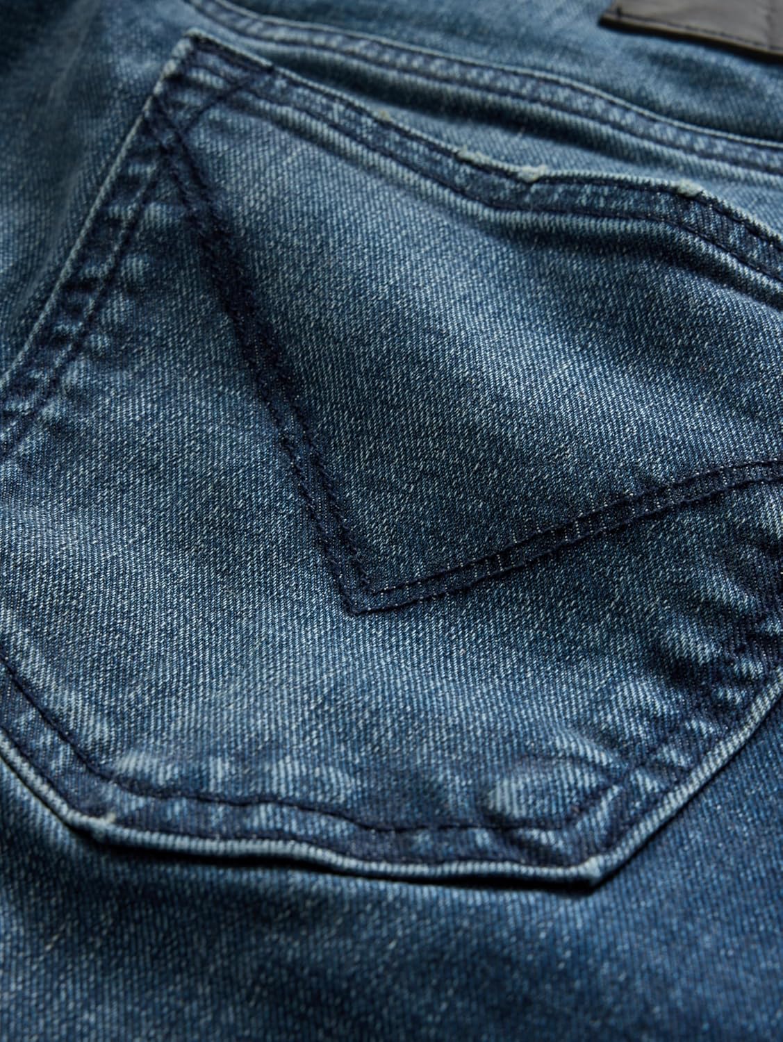 John Varvatos Men's J701 Regular Fit Denim, Vance Indigo - Image 7