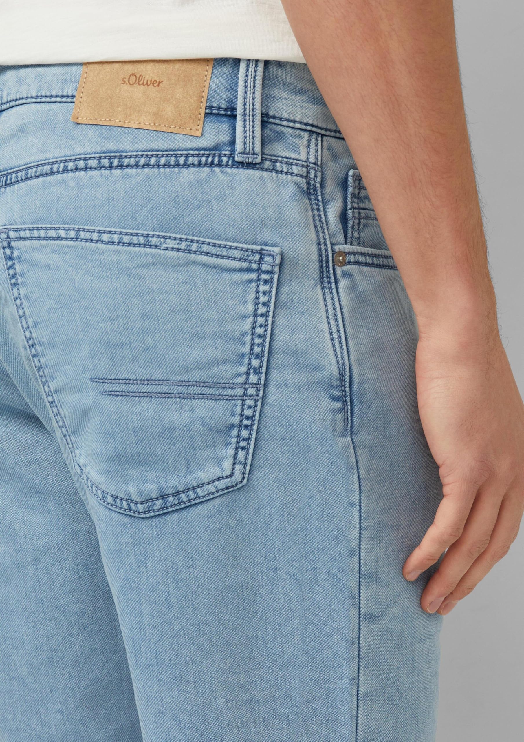 s.Oliver Jeans-Shorts/Mid Rise/Sweat-Denim