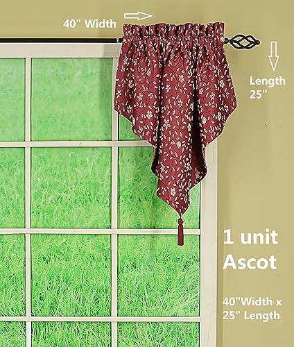 Vista 86 de Today's Curtain Lexington Panel 55 pulgadas de ancho x 84 pulgadas de largo, crudo/salvia