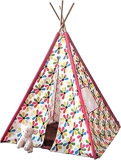 French Bull Teepee Tent - Multiflowers