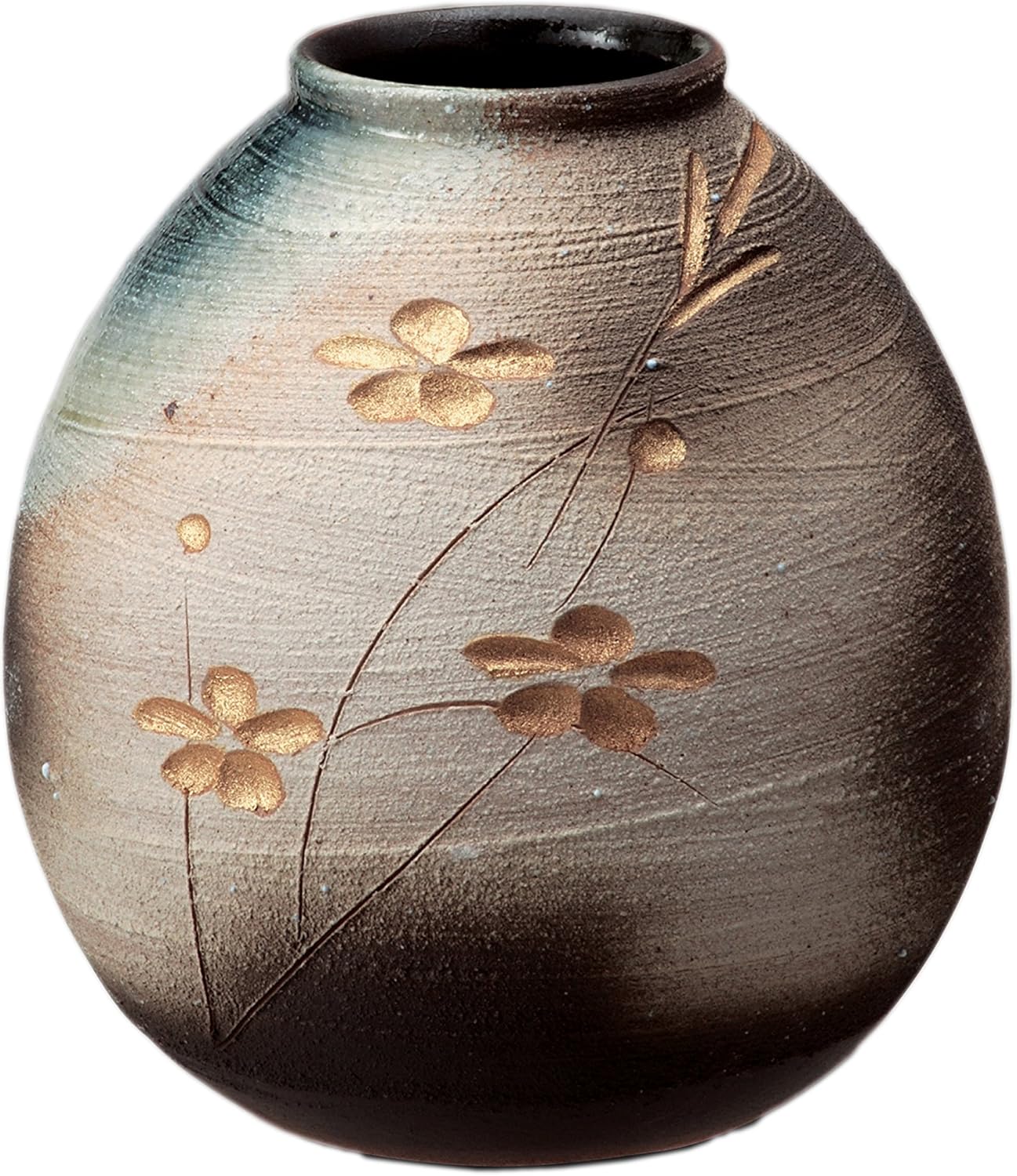 Gold Flower Carving Vase 510-04