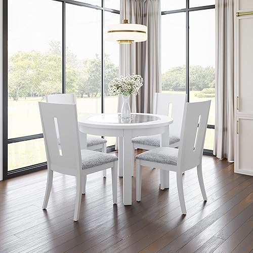 Miniatura 2 de Jofran Inc. Urban Icon Slotback Silla de comedor tapizada contemporánea (juego de 2)