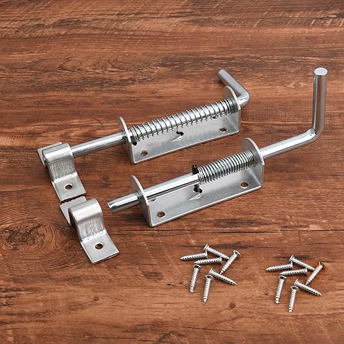 Miniatura 3 de HDYEGY Pasador de pestillo con resorte de 2 estacionamientos