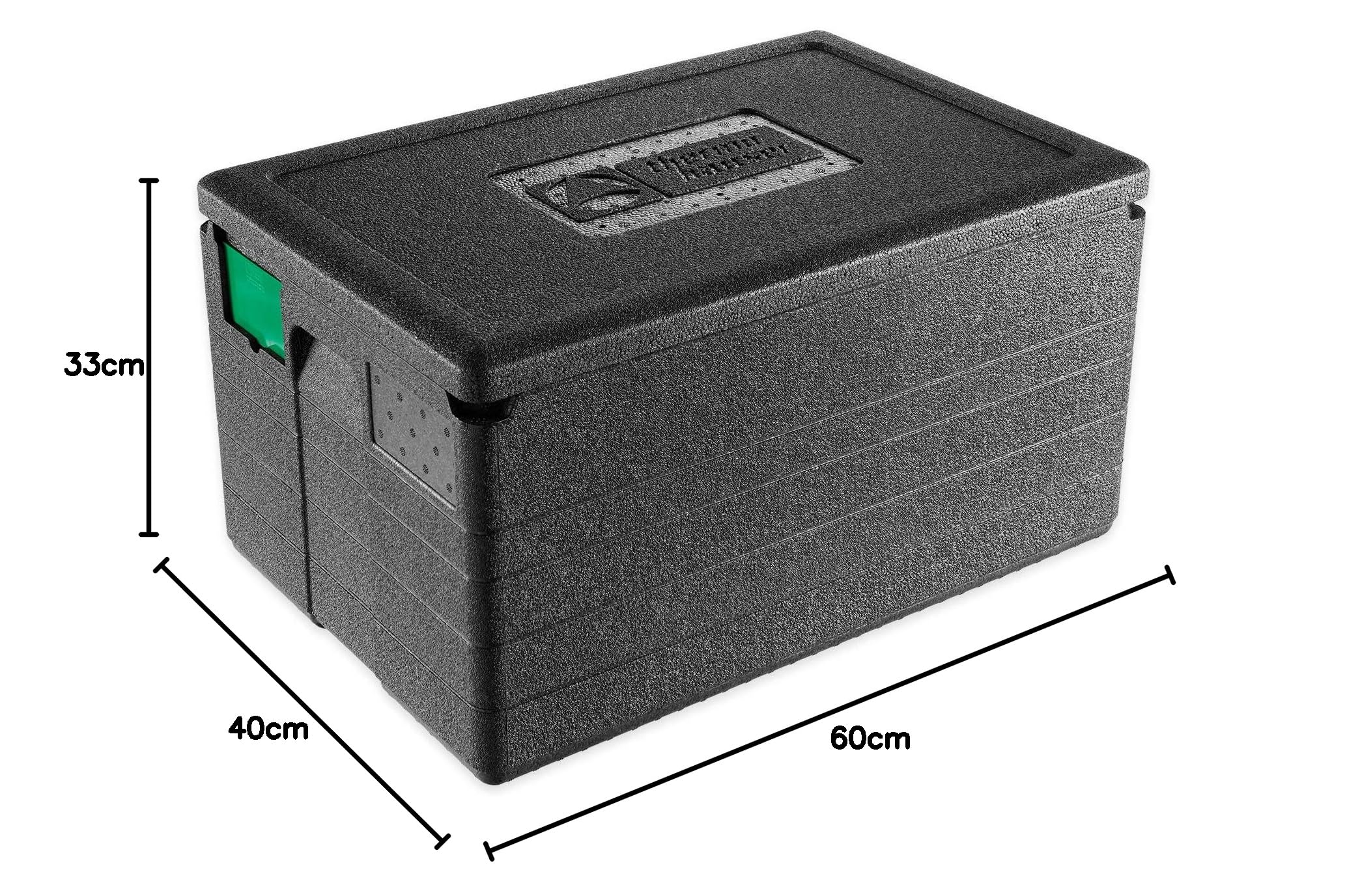 Trix 8300040459 Box Gastronorm 1/1, 53,5 x 33 x 26, Fv/40459, acier inoxydable, noir