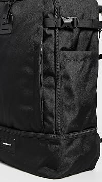 Sandqvist Men's Icon Alde Backpack, Black, One Size