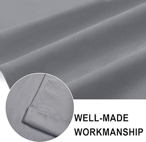 Miniatura 5 de DWCN Cenefa de cortina para cocina y baño, decoración corta sólida con bolsillo para barra, cortina de eficiencia energética para ventana, 1 panel,