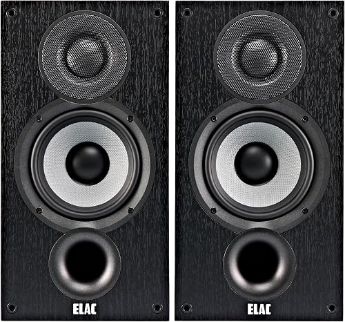 ELAC Debut 2.0 B5.2 Paire d'enceintes d'étagère Noir - 2