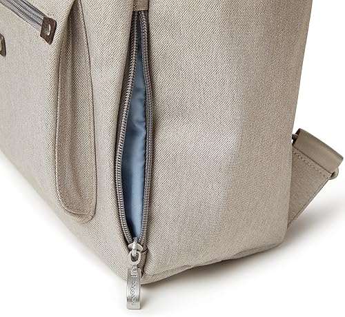 Miniatura 5 de Baggallini Mochila todo el día para mujer con pulsera de teléfono RFID Patrimonio de la Arena talla única Negro, Herencia del carbón, tierra sombra