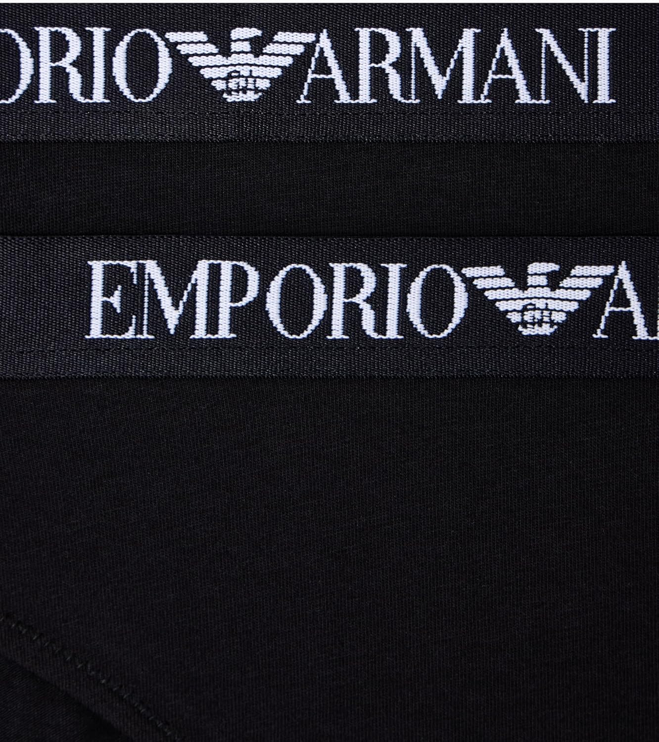 Emporio Armani Women's Essential Cotton 2 Pack Brief