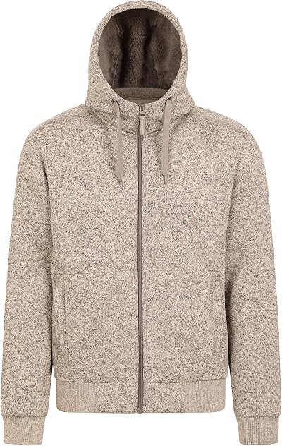 Mountain Warehouse Nevis Mens Fur-Lined Hoodie