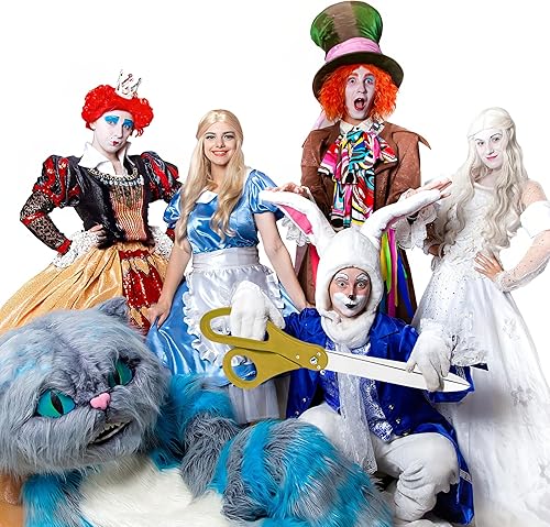 Miniatura 7 de Tijeras doradas de 25 pulgadas para gran apertura, tijeras grandes y resistentes de 25 pulgadas para ceremonia de corte de cinta, tijeras de corte