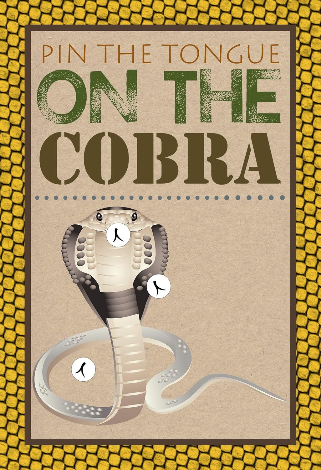 Silly Goose Gifts Reptile Cobra Pin Game Activity Themed