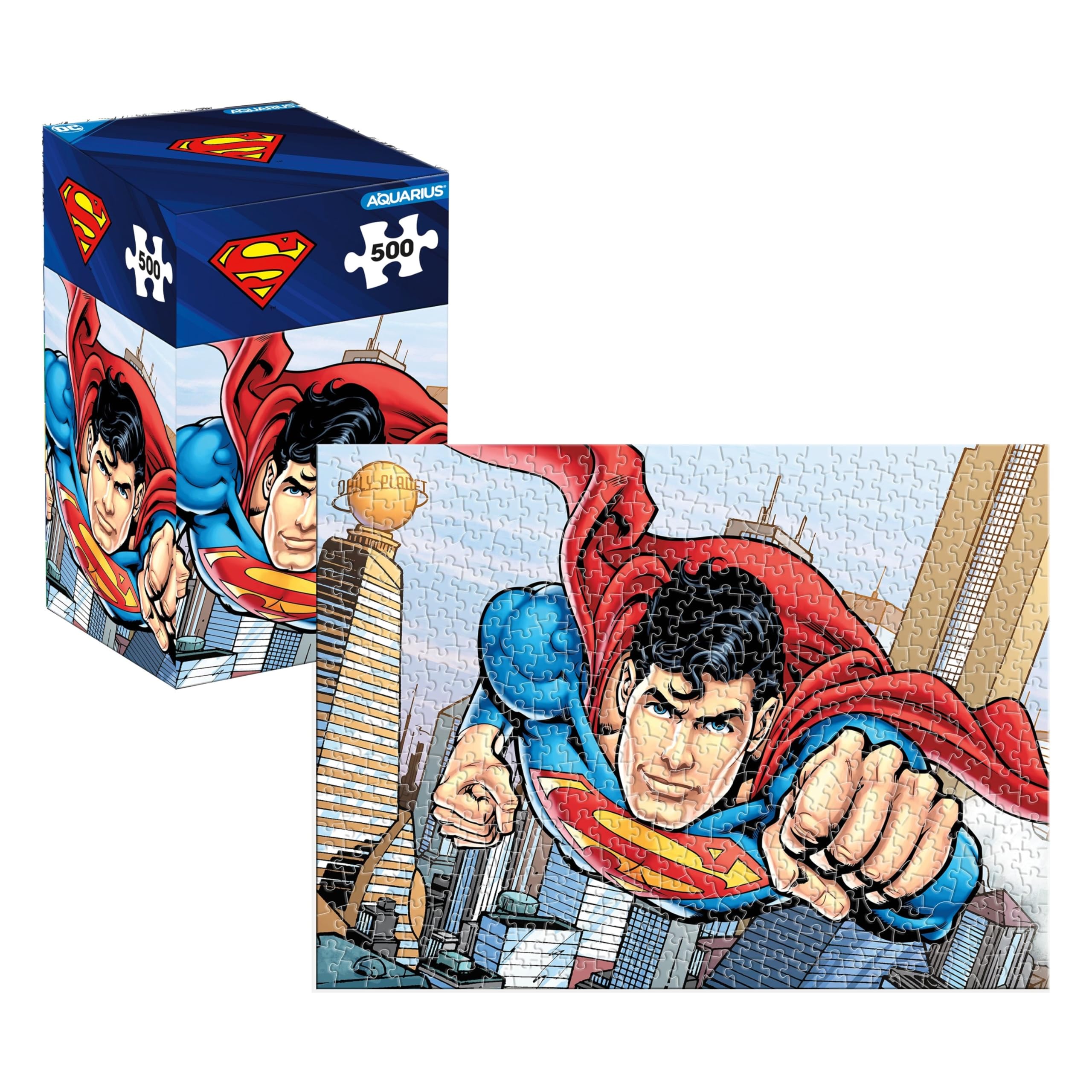 Amazon.com: Aquarius Superman 500 Piece Jigsaw Puzzle for Adults