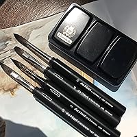 Vista 8 de da Vinci Watercolor Series 1593 Casaneo Pincel de Viaje Redondo New Wave Sintéticos