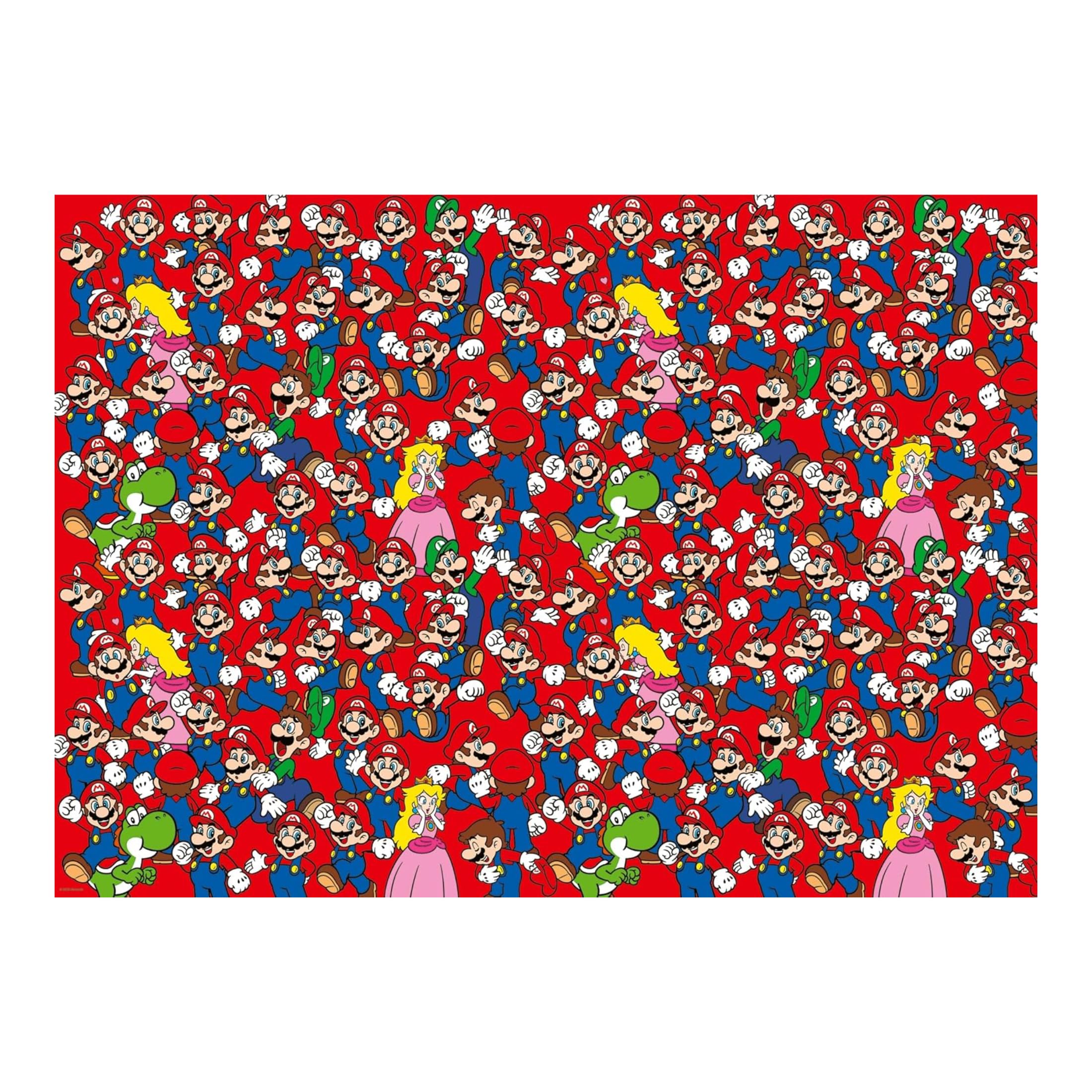 Ravensburger - Puzzle 1000 Piezas Super Mario Challenge, Adultos 14+ 70x50 cm
