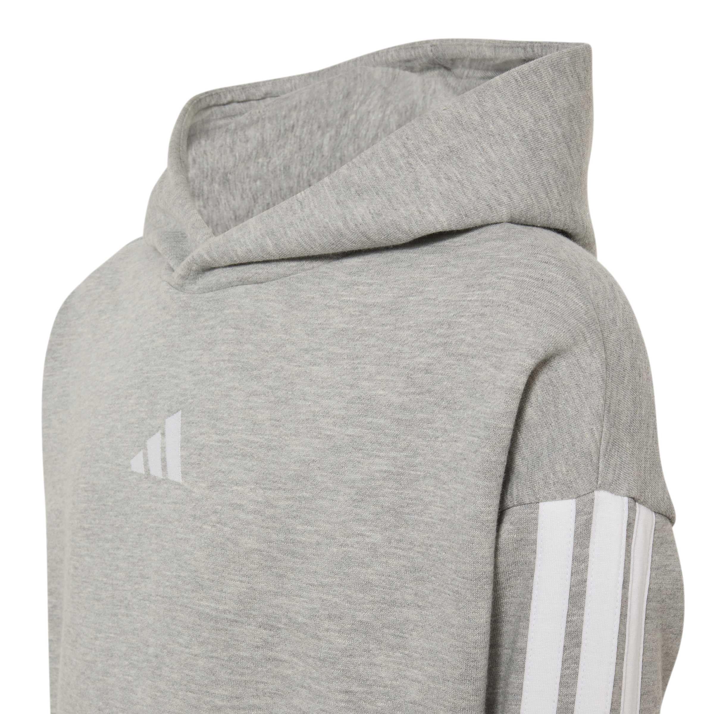 adidas adidas - Tuta da ragazzo in pile con 3 strisce