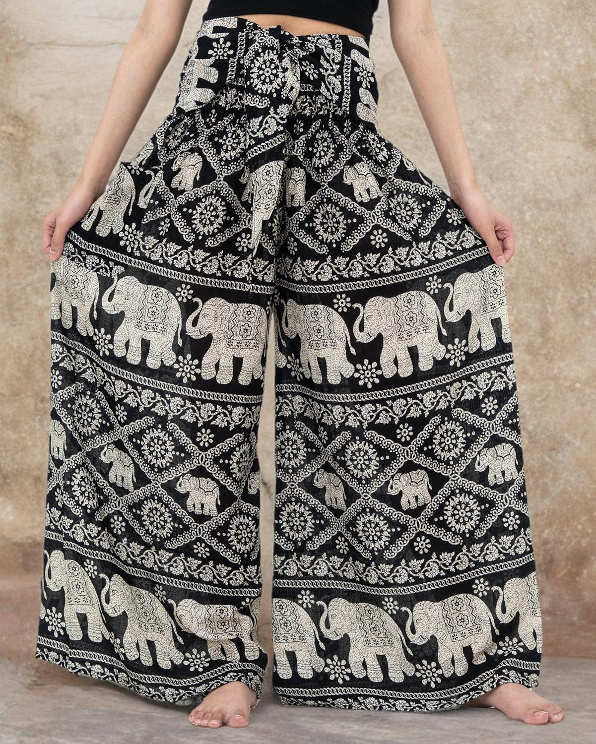 B BANGKOK PANTS Women's Boho Palazzo Pants Yoga Wide Leg Pants - Image 6