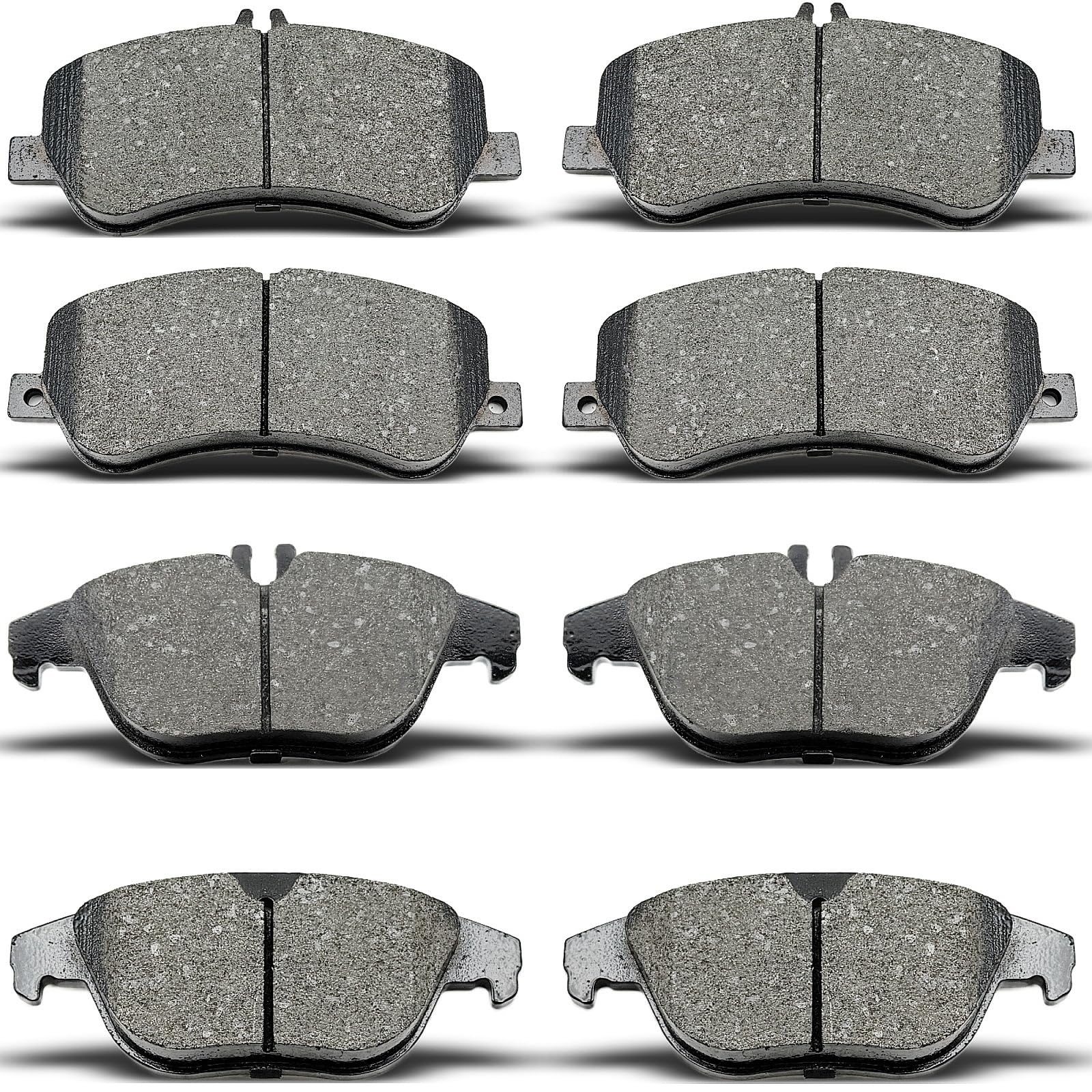 D1341 D1406 8pcs Front Rear Ceramic Brake Pads Set fit For 2013-2015 For Mercedes-Benz GLK250,2010-2015 For Mercedes-Benz GLK350
