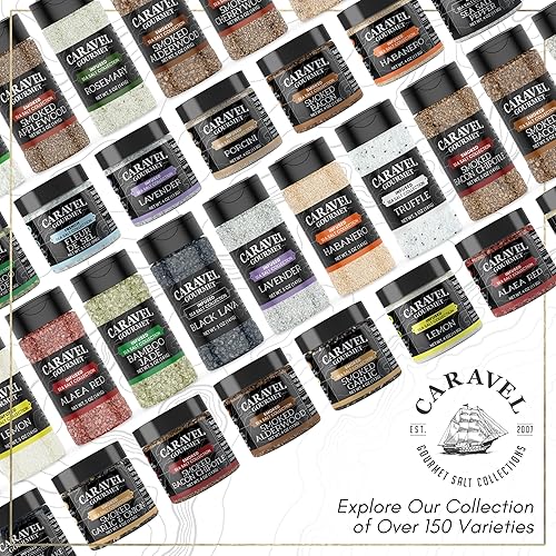 Miniatura 7 de Black Pyramid Sea Salt Flakes, Sal gourmet de acabado escamoso, tarro de 2 oz - Caravel Gourmet