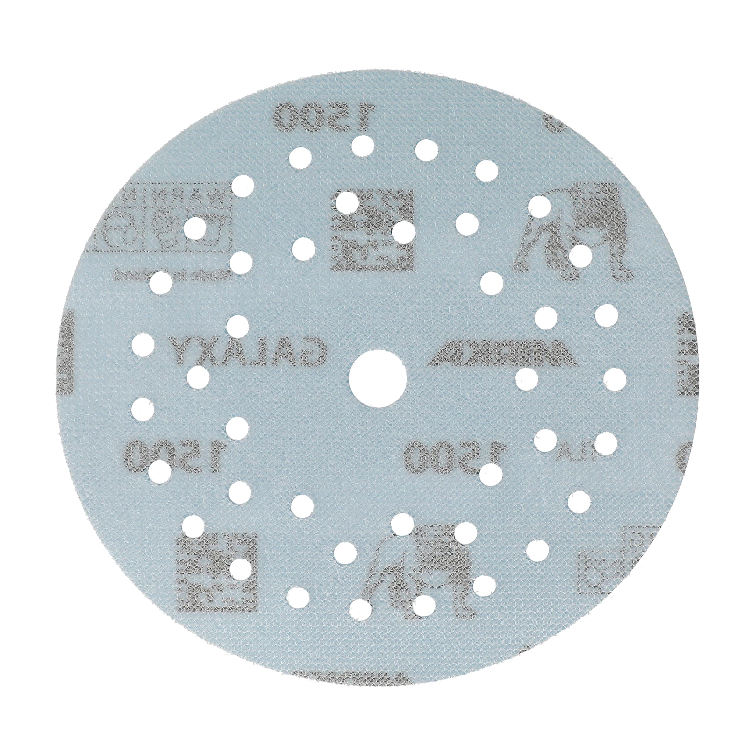 Mirka Galaxy carta abrasiva epossidica 125mm a strappo grana 1500 per la levigatura di resina epossidica, legno, epossidica, rivertable 50 pz. dischi abrasivi