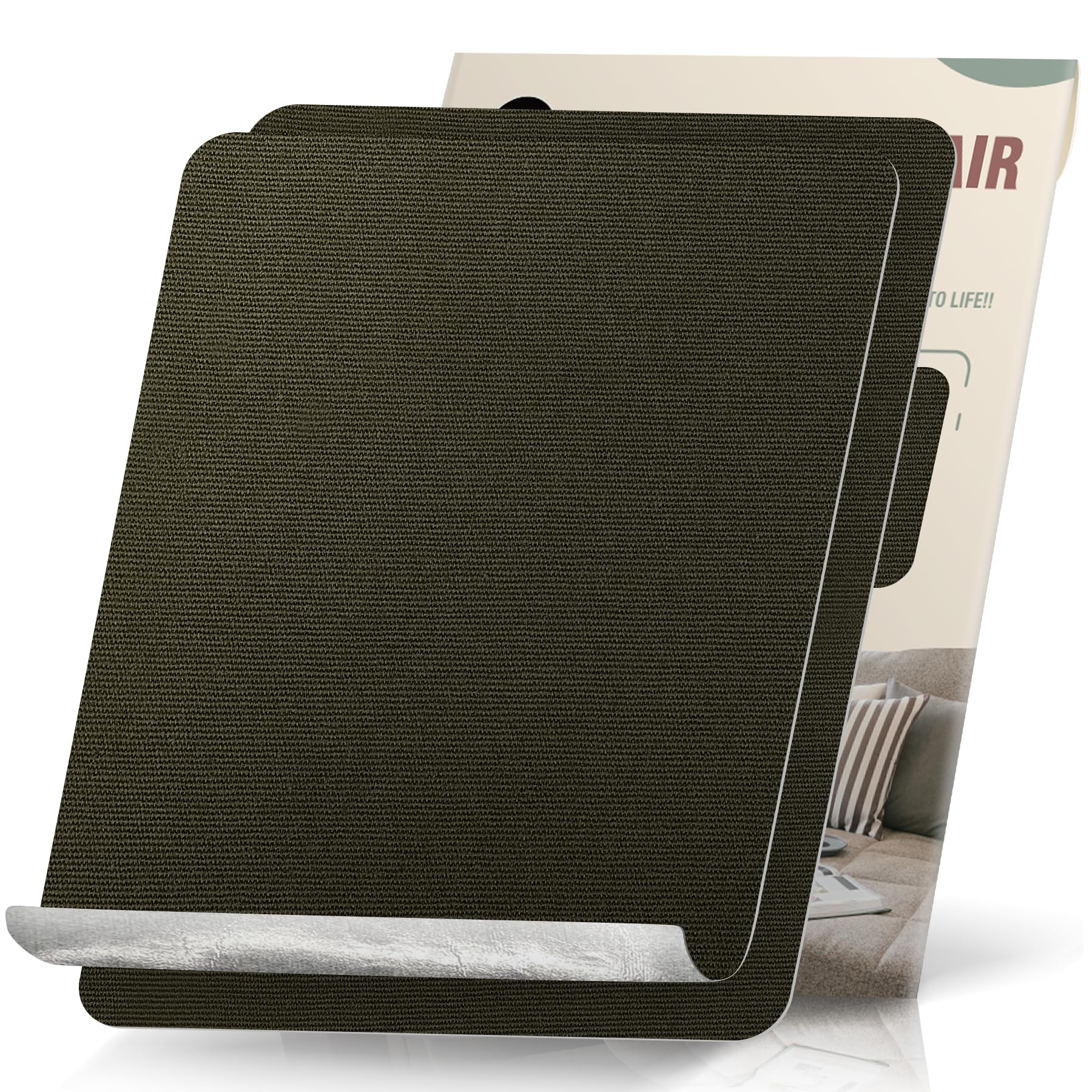 OAZ Flicken Selbstklebend Stoff, 23 x 28 cm 2 Stück Leinwand Selbstklebender Stoff, Armeegrün, Wasserdichtes Leinwand Flicken Selbstklebend für Sofa Zelt Möbel Autositz Liege