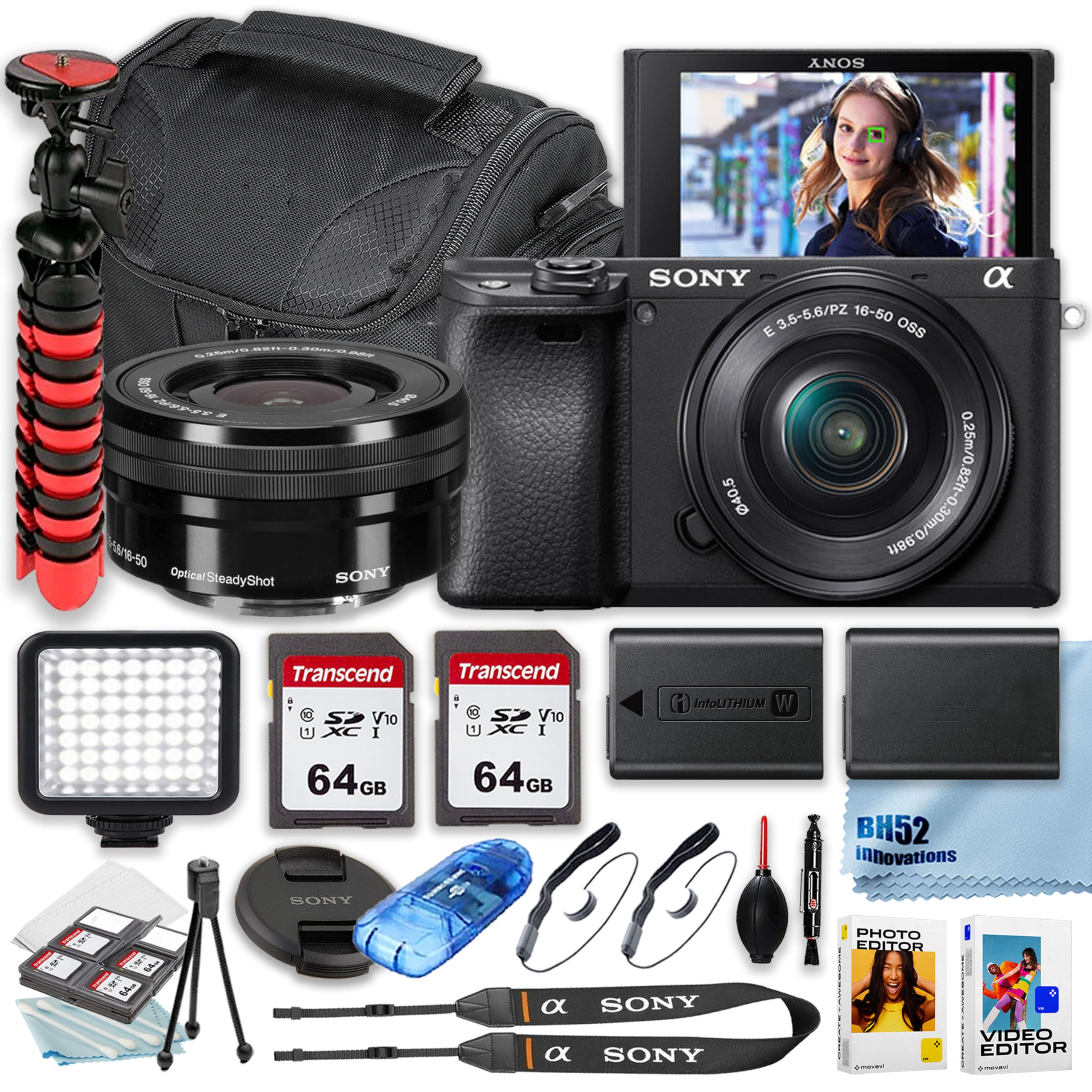 Amazon.com : Sony a6400 Mirrorless Camera with Sony E PZ 16-50mm f