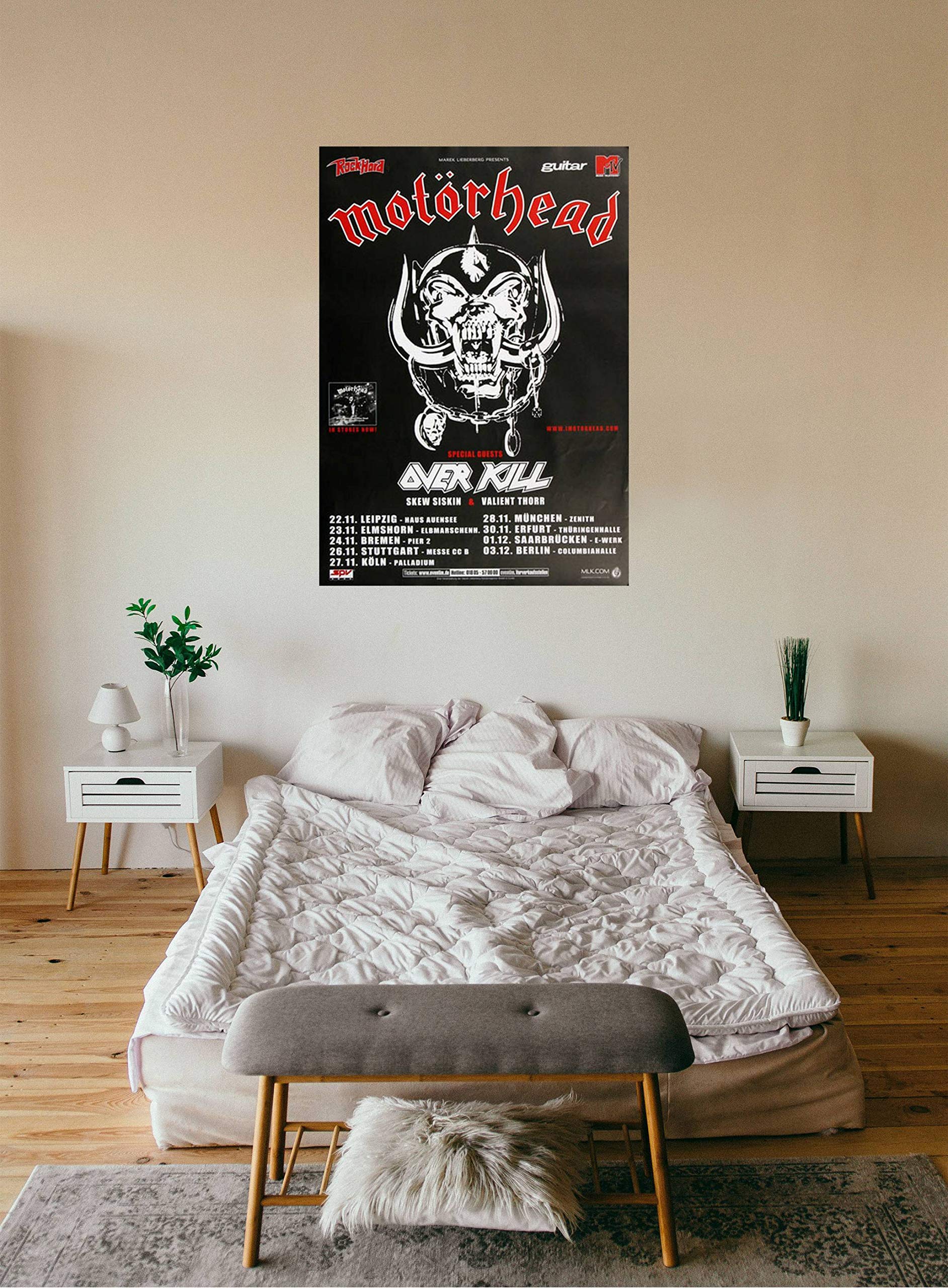 Motörhead - Over Kill, Tour 2007 » Konzertplakat/Premium Poster | Live Konzert Veranstaltung | DIN A1 «