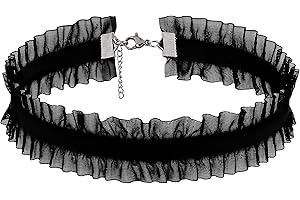 Gothic Black Choker: A Touch of Victorian Elegance for Modern Women