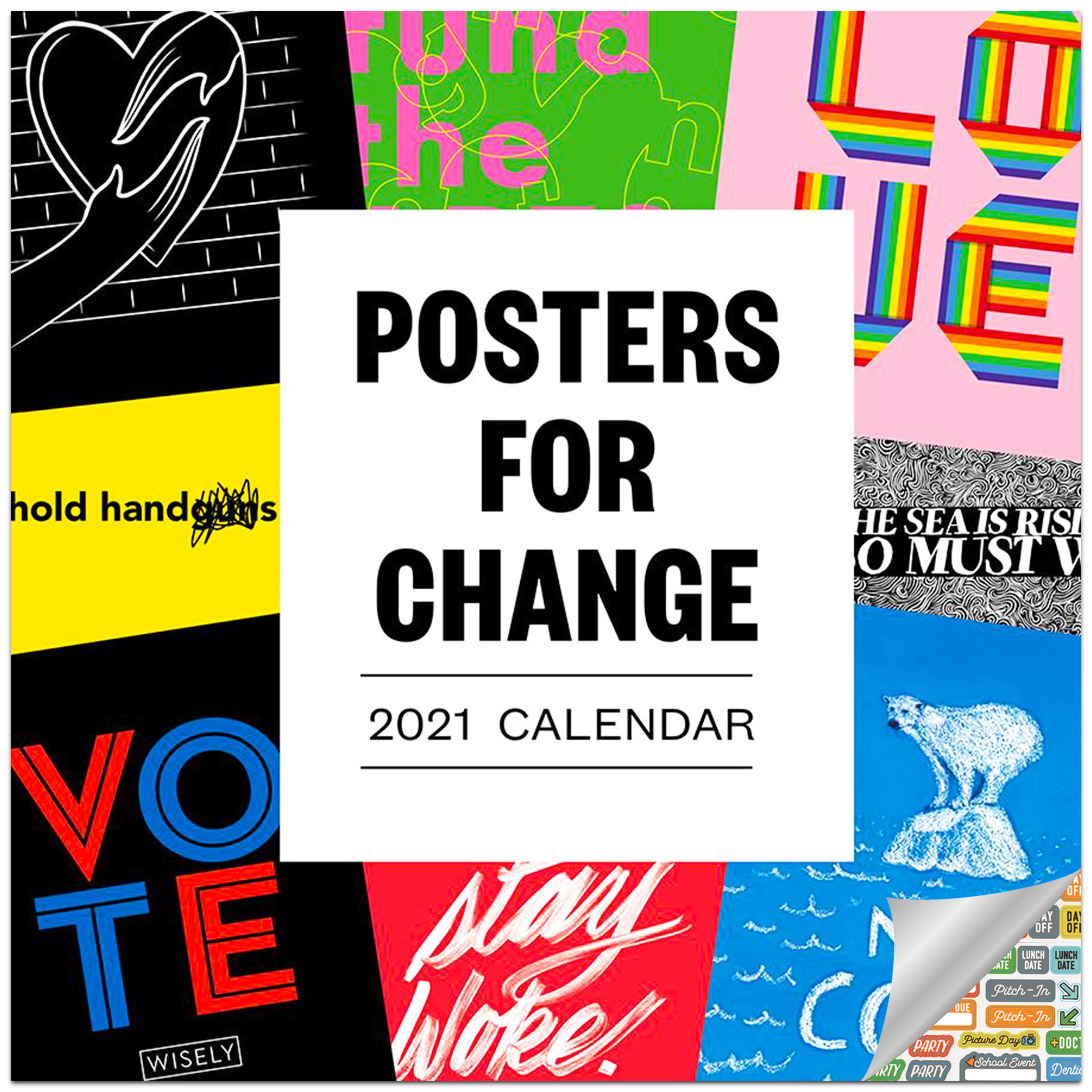 Buy s for Change 2021 Bundle Deluxe 2021 s for Change Wall with Over 100 Stickers Online at
