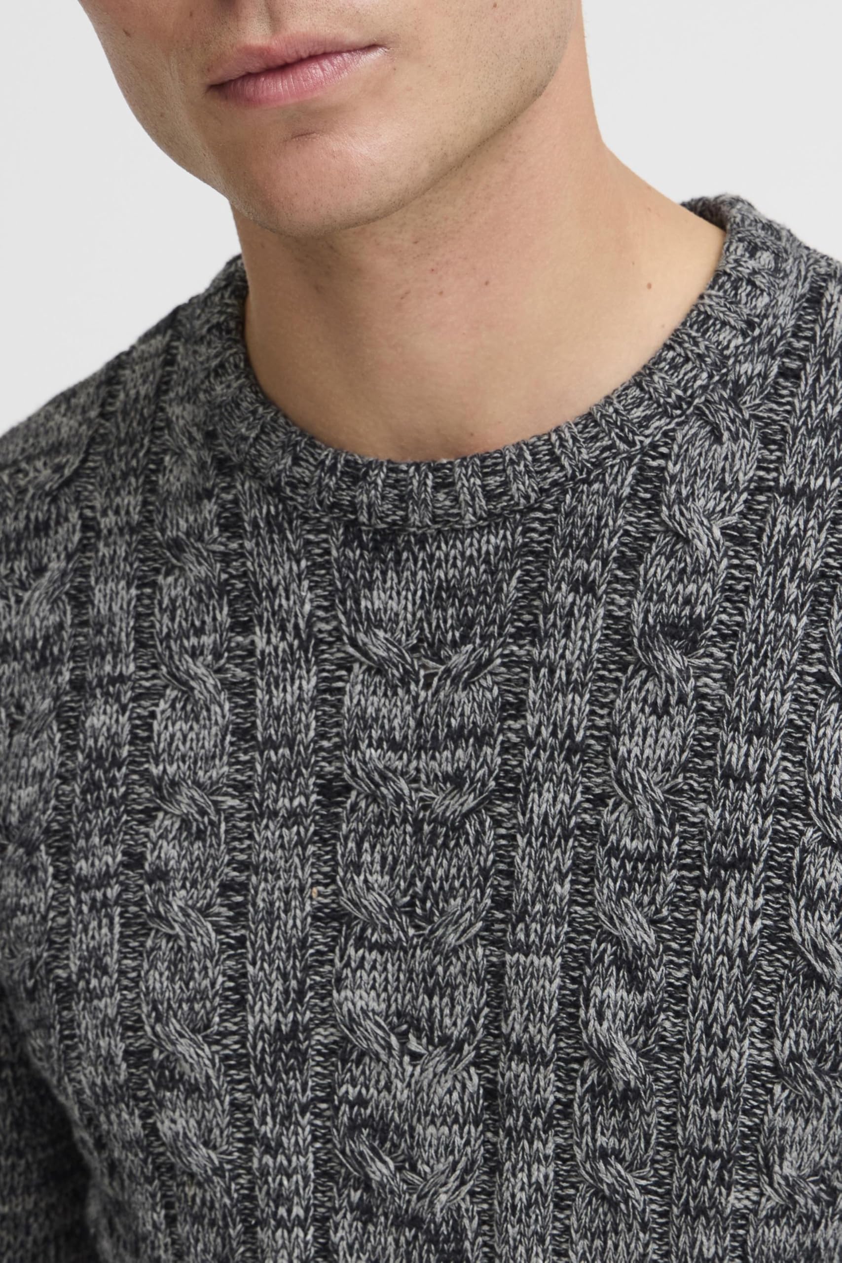 !Solid SDPhilemon Herren Pullover Grobstrick Rundhals-Ausschnitt