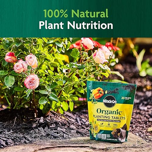 Miniatura 6 de Miracle-Gro Tabletas de plantación orgánicas, para trasplantes y plantas iniciales, formuladas con calcio, Jump Starts Root Growth, con