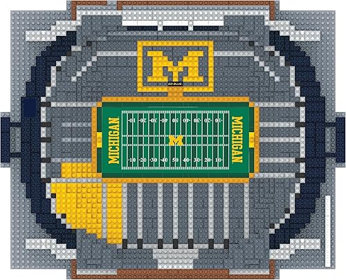 Vista 19 de FOCO NCAA Unisex-Adult NCAA College 3D BRXLZ Puzzle Team Football Stadium