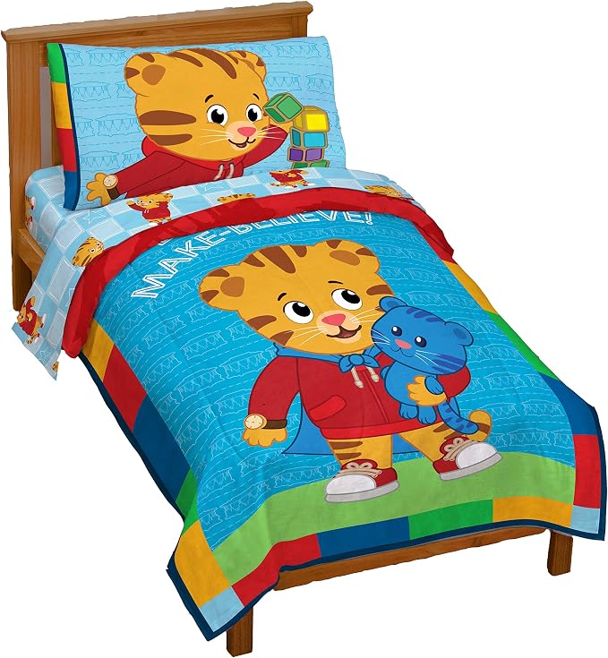 Daniel Tiger's Neighborhood Tiger Trolley 4 Piece Toddler