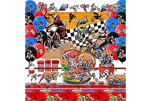 Dirt Bike Party Decoration Set