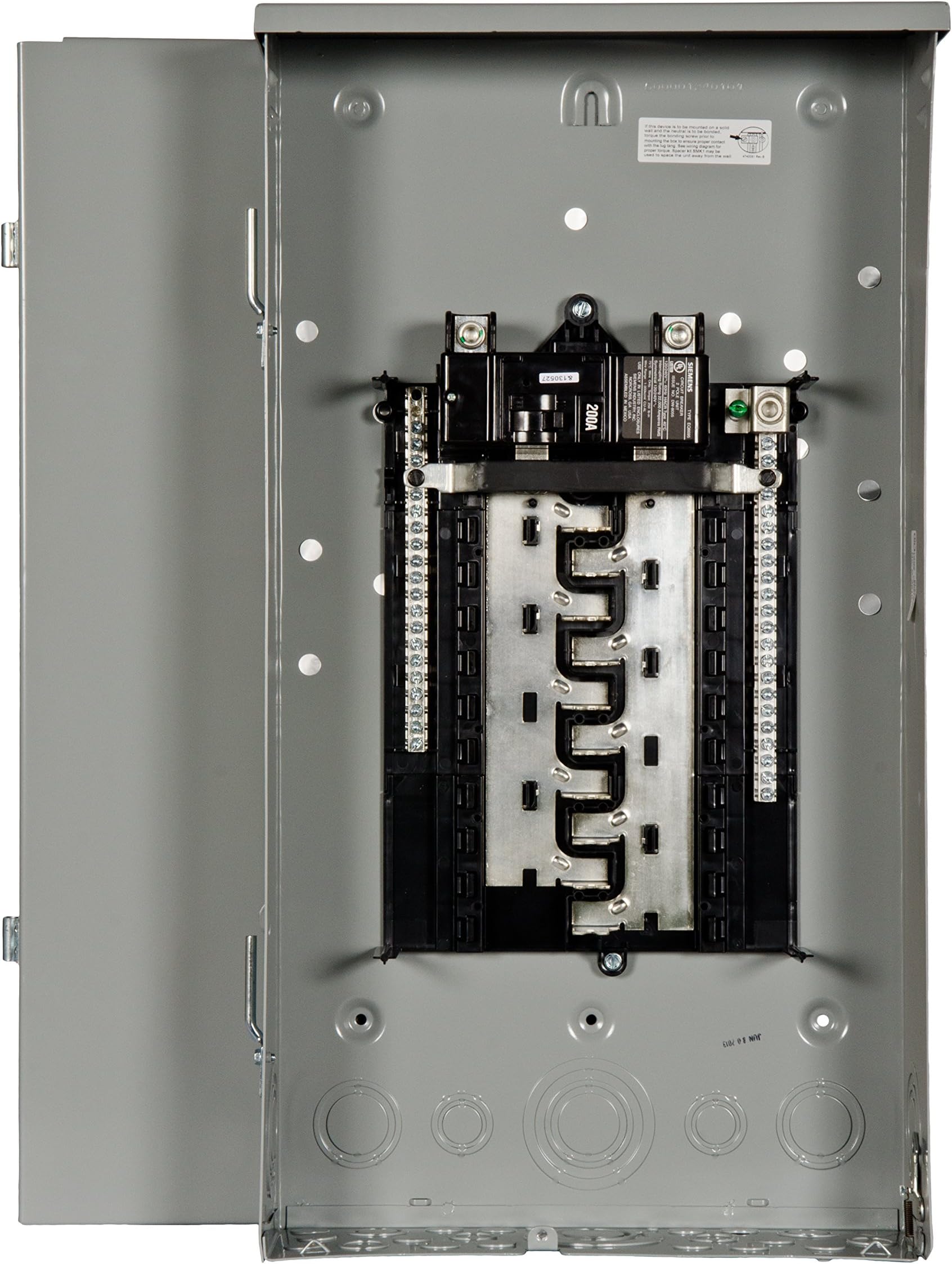 SIEMENS SW2040B1200 20 Space, 40, Circuit, 200 Amp, Main Breaker, Outdoor Load Center