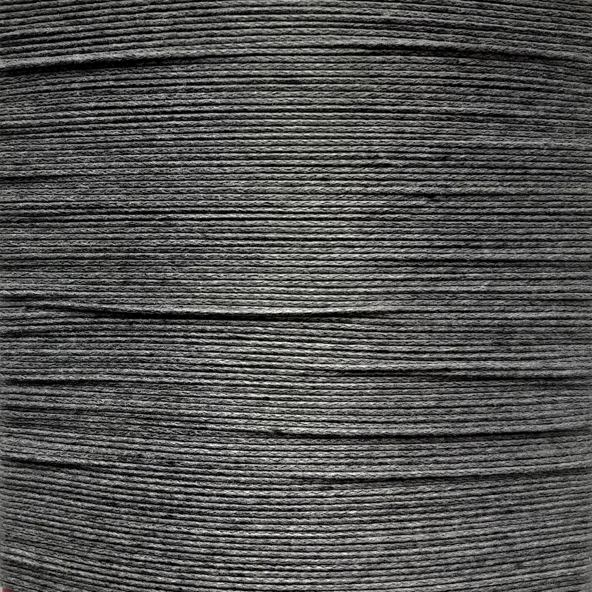 Waxed Cotton Cord 1mm,10m Jewellery Making & Bracelet Necklace Craft (2. GREY)