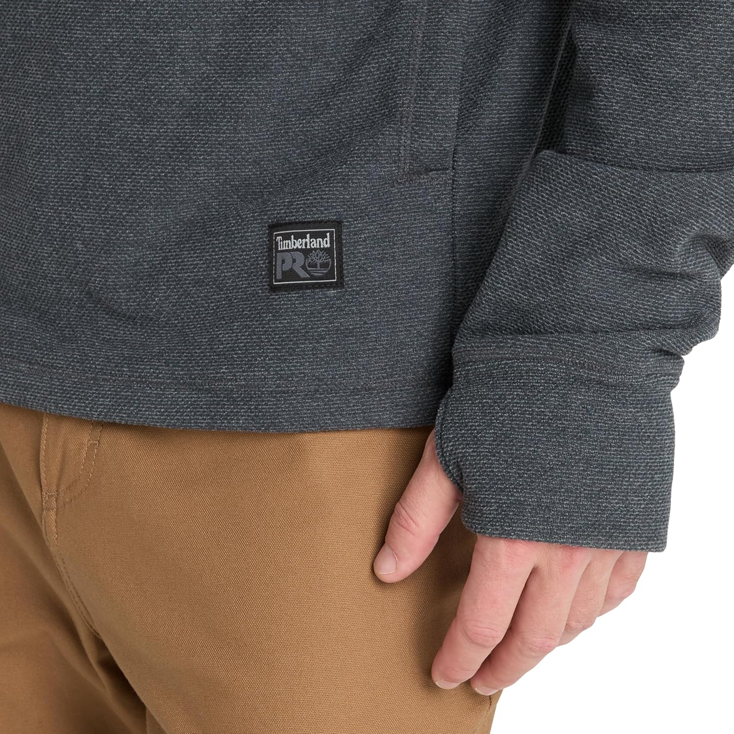 Timberland PRO mens Irvine 1/4-zip Waffle Fleece - Image 5