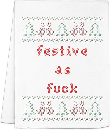 Miniatura 14 de Moonlight Makers, Colorful Funny Dish Towel Pair, Set of 2, Flour Sack Kitchen Towel, Sweet Housewarming Gift, Farmhouse Kitchen Decor