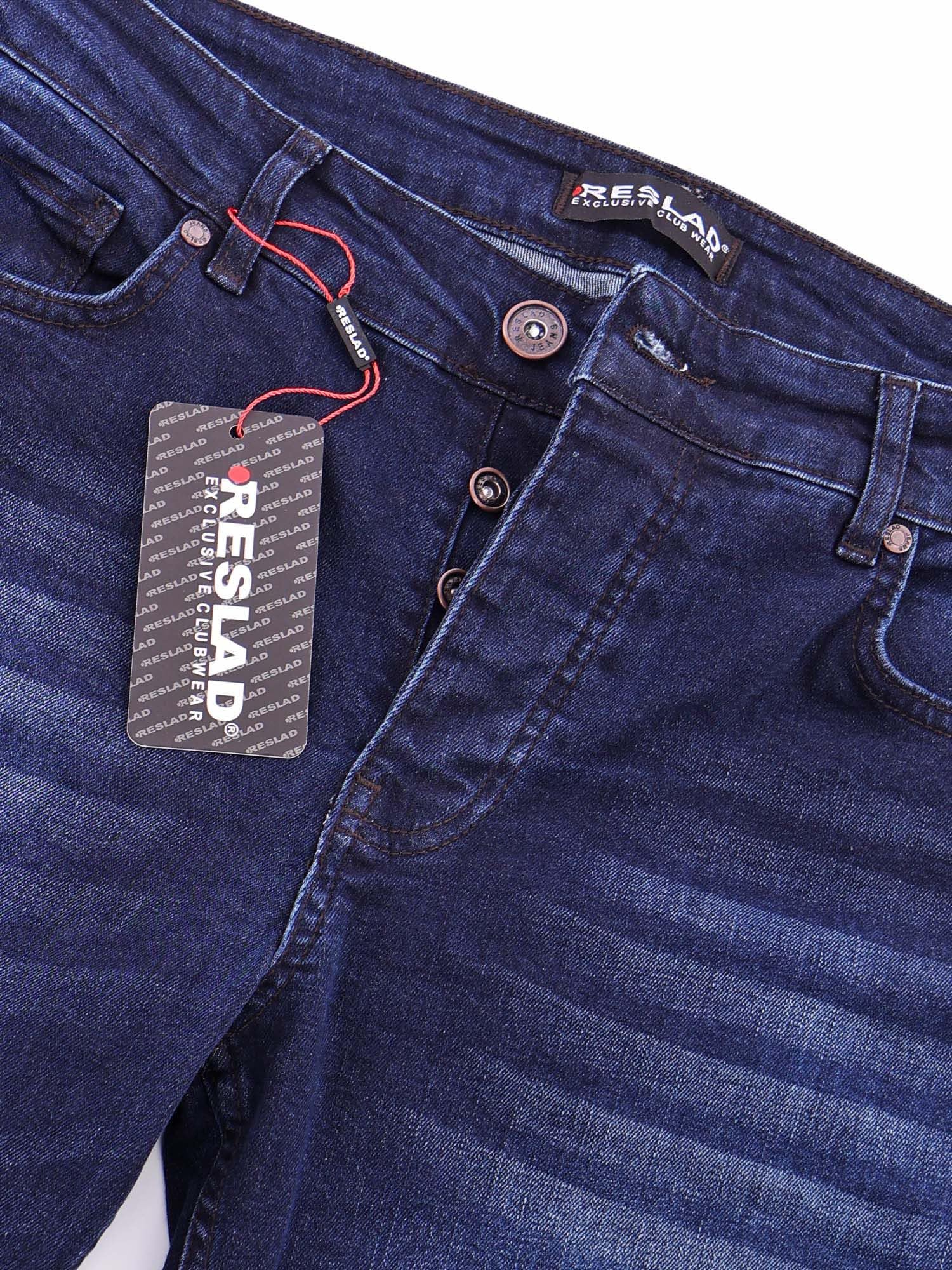 Reslad Jeans Herren Regular Fit I Jeanshose mit Stretch Männer Herren Hose I 5-Pocket Straight-Cut RS-2125
