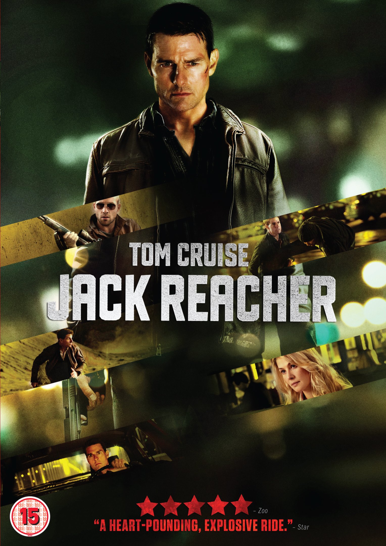 DVD JACK REACHER TOM CRUISE ROSAMUND PIKE ROBERT DUVALL LEE CHILD THRILLER UK R2