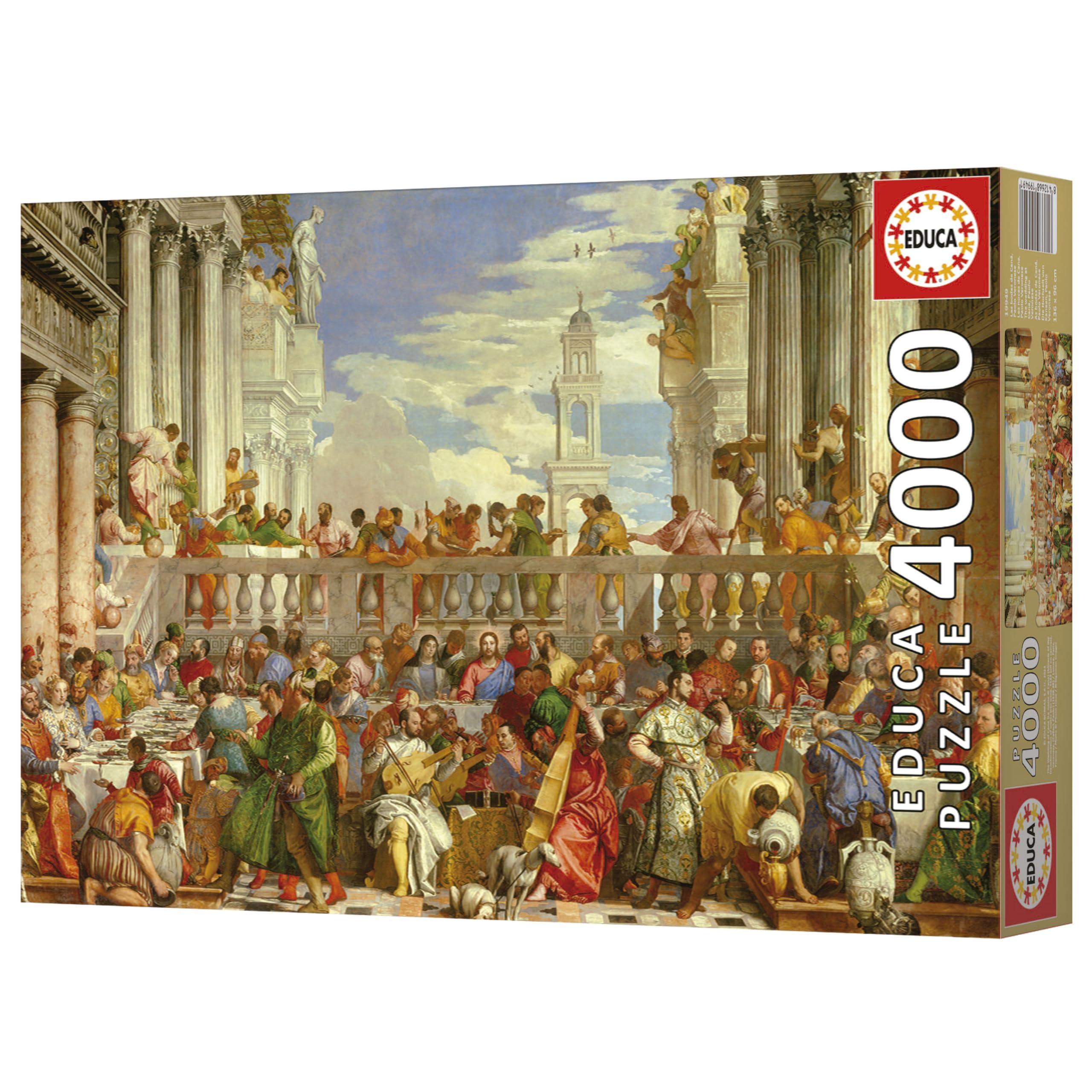 Educa - The Wedding at Cana, Paolo Veronese - 4000 Piece Jigsaw